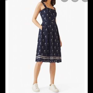 Gate Navy Floral dress